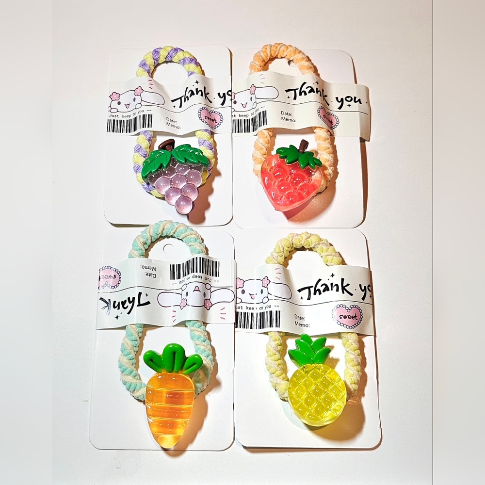 Fruit Friends Hair Tie(buy 2 get 1 free)